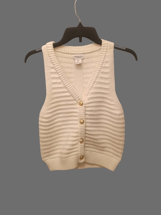 Aimee Song Sweaters - Aimee Song V-Neck Button Knit Cardigan Tank Sleeveless Sweater Vest Women Small